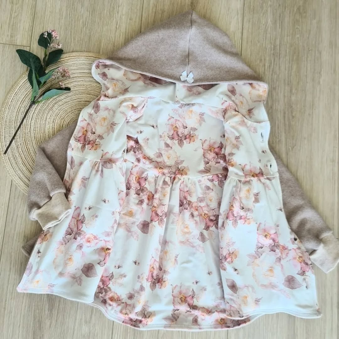 Bio Baumwollfleece Jacke - 104