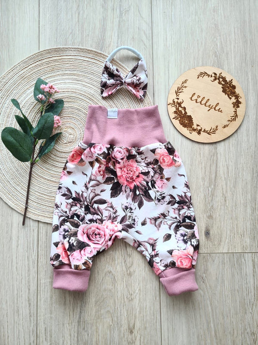 Set - Pumphose / Schleifenhaarband - 56 / 62