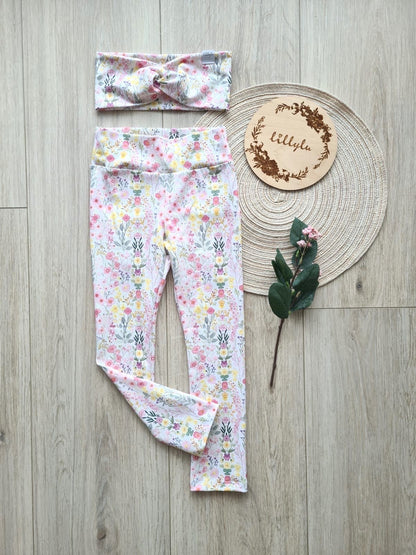 Set - Jerseyleggings / Haarband - 110