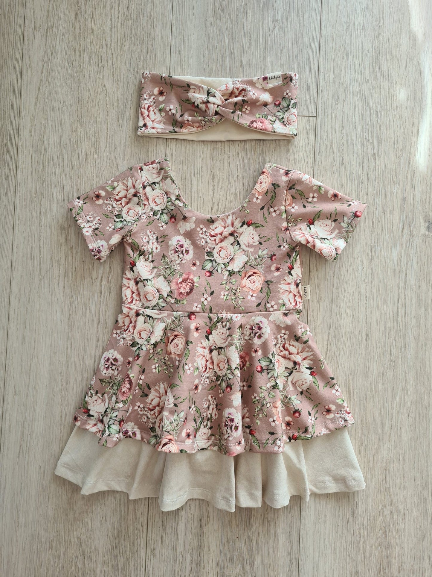 Set - Kleid / Stirnband - 110