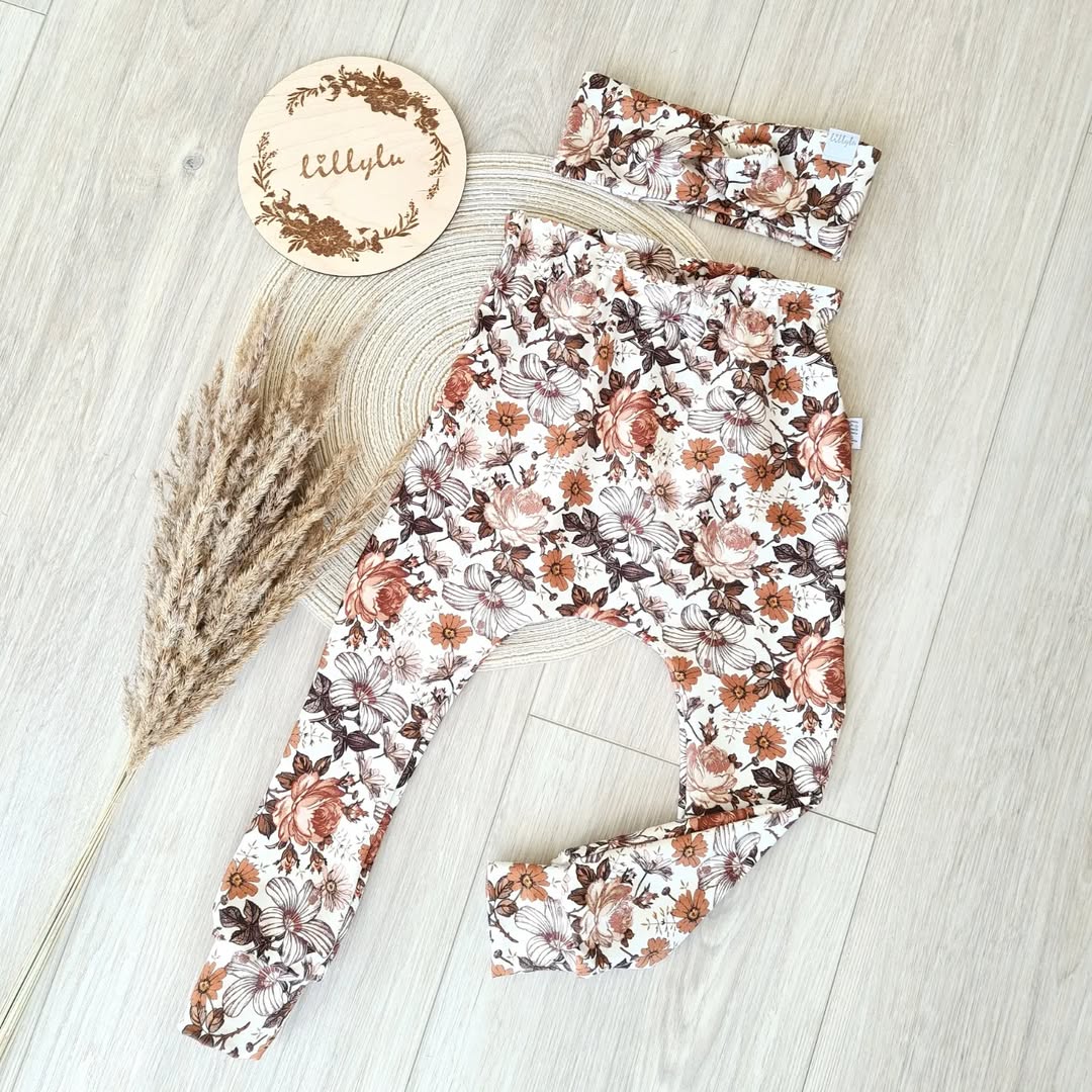 Set - Paperbaghose / Stirnband - 98