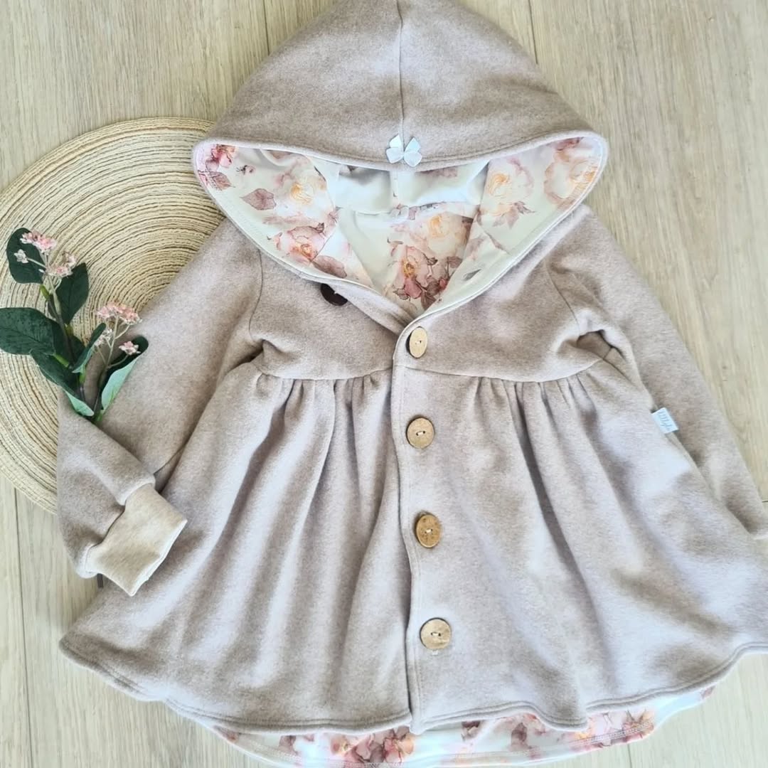 Bio Baumwollfleece Jacke - 104