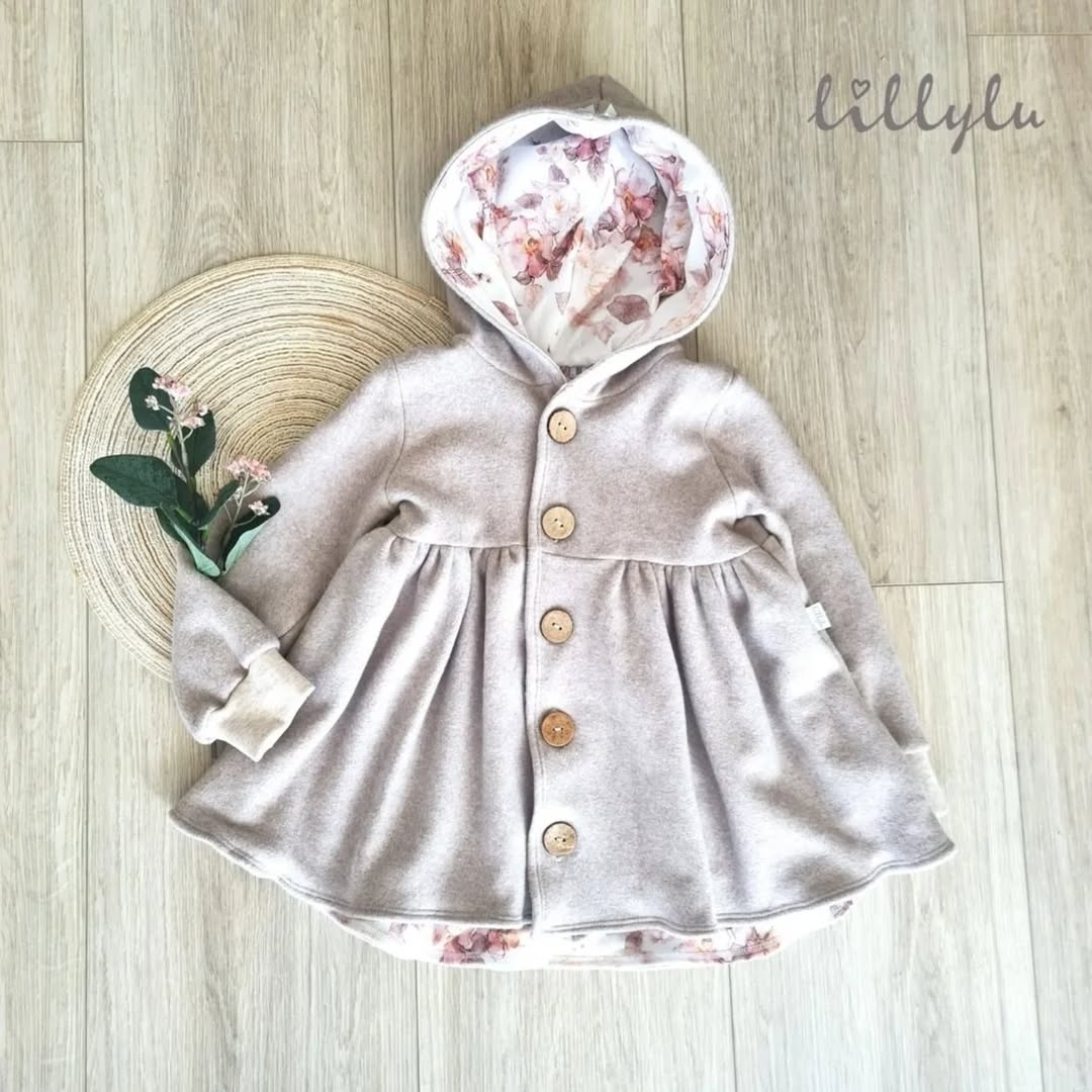 Bio Baumwollfleece Jacke - 104