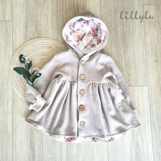 Bio Baumwollfleece Jacke - 104