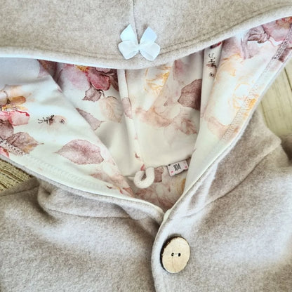 Bio Baumwollfleece Jacke - 104