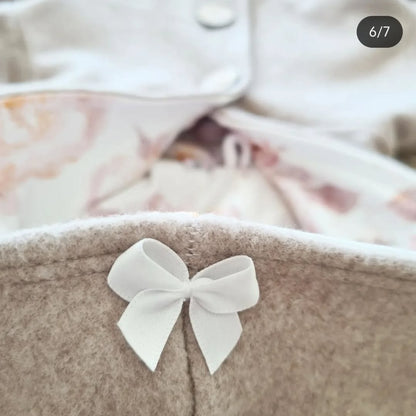 Bio Baumwollfleece Jacke - 104