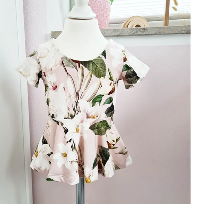 Set - Rüschen Bloomers / Peplum Top - 104