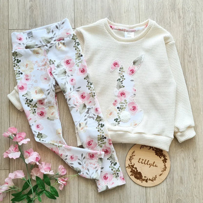 Osterhasen Outfit / Leggings - 110