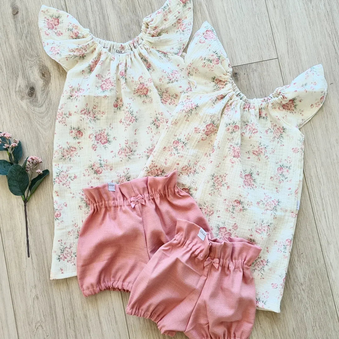 Set - Fluttertunika & High waist Bloomers 104/110