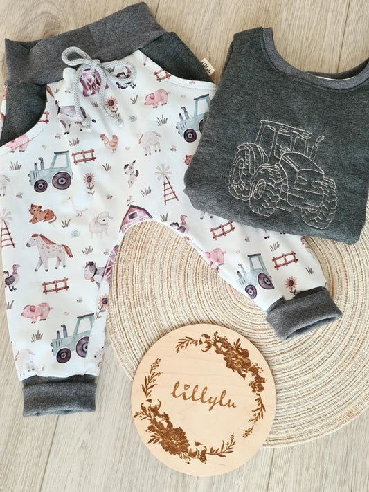 Set - Shirt / Jogginghose (Bio Qualität) - 86 / 92